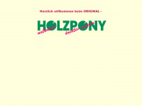 holzpony.de Webseite Vorschau