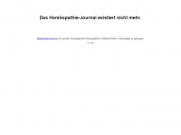 homoeopathie-journal.de Webseite Vorschau