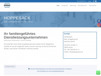 hoppesack.de Webseite Vorschau
