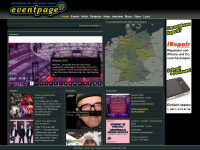 eventpage.net Webseite Vorschau