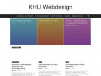 khu-webdesign.de Webseite Vorschau
