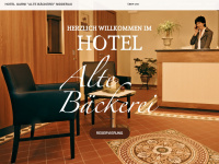 hotel-alte-baeckerei-nidderau.de Webseite Vorschau