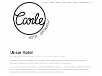 hotel-carle.de Webseite Vorschau