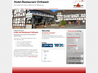hotel-orthwein.de Webseite Vorschau