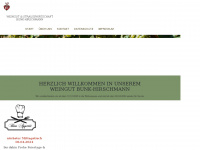 weingut-bunk-hirschmann.de Webseite Vorschau