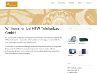 htw-telefonbau.de Webseite Vorschau