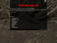 thunderous.de Webseite Vorschau