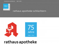rathaus-apotheke-schluechtern.de Webseite Vorschau