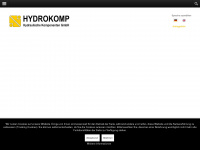 hydrokomp.de Webseite Vorschau