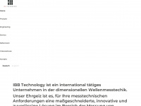 ibbtechnology.com Webseite Vorschau