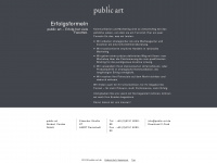 public-art.de Webseite Vorschau