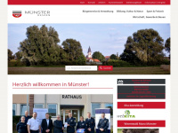 muenster-hessen.de Webseite Vorschau