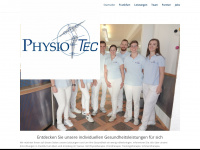 physiotec.net Webseite Vorschau