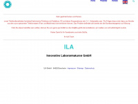 ila-gmbh.de Webseite Vorschau