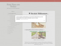 haus-am-weiher.com Webseite Vorschau