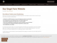 faire-website.de Webseite Vorschau