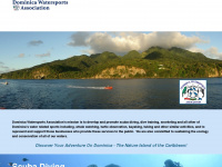 dominicawatersports.com Webseite Vorschau