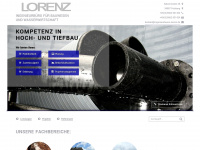 ingenieurbuero-lorenz.de Webseite Vorschau