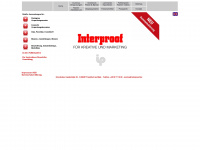 interproof.de Webseite Vorschau