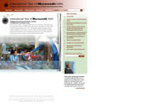 yearofmicrocredit.org Webseite Vorschau