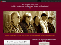 red-bananas-blues-band.de Webseite Vorschau