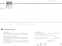 iw-maschinenbau.de Webseite Vorschau