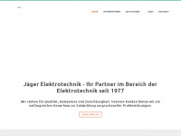 jaeger-elektrotechnik.com Webseite Vorschau