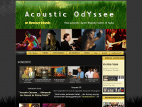acousticodyssee.com Webseite Vorschau