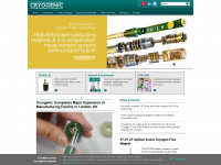 cryogenic.co.uk Webseite Vorschau
