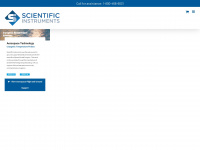 scientificinstruments.com Webseite Vorschau