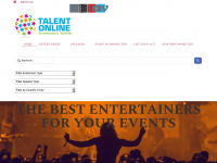 talentonline.com.au Webseite Vorschau