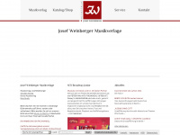 josefweinberger.de Webseite Vorschau