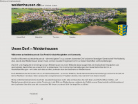 weidenhausen.de Webseite Vorschau