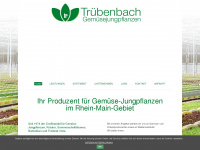 jungpflanzen-truebenbach.de Webseite Vorschau