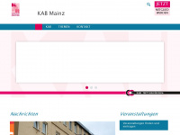 kab-mainz.de Webseite Vorschau