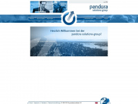 pandora-solutions.de Webseite Vorschau