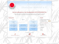 karate-maintal.de Webseite Vorschau