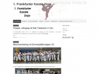 karate-frankfurt.de Webseite Vorschau