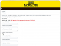 karbener-taxi.de Webseite Vorschau
