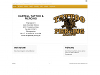 kartell-piercing.de Webseite Vorschau