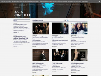 luciaronchetti.com Webseite Vorschau