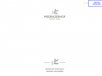 medrazerhof.at Webseite Vorschau