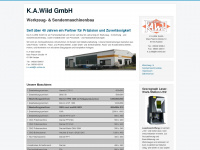 kawild.de Webseite Vorschau