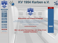 keglerverein-karben.de Webseite Vorschau