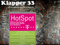 klapper33.de Webseite Vorschau