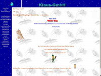 klaus-gmbh.de Webseite Vorschau