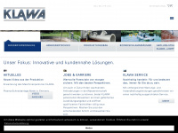 klawa-gmbh.de Webseite Vorschau