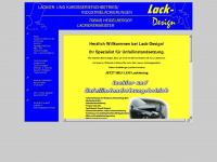 lack-design.net Webseite Vorschau