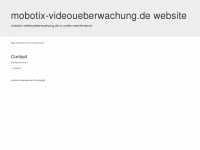mobotix-videoueberwachung.de Webseite Vorschau