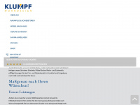 klumpf.de Webseite Vorschau